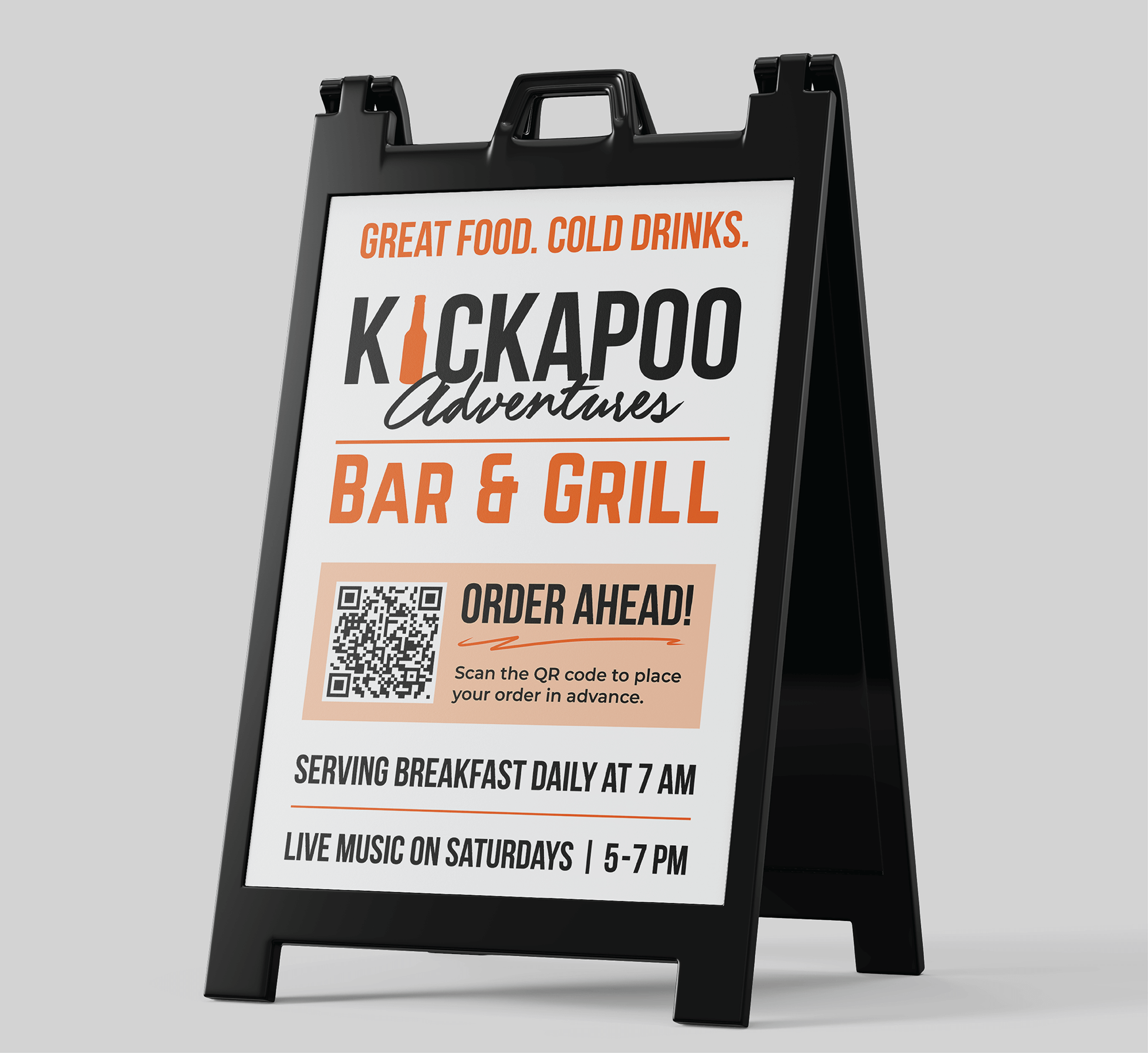 Kickapoo A Frame Sign 1 2